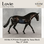 Lovie OOAK FCM Irish Draught by Anna Rieck DDOOAKs26