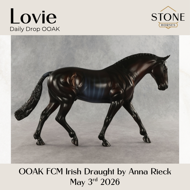 Lovie OOAK FCM Irish Draught by Anna Rieck DDOOAKs26