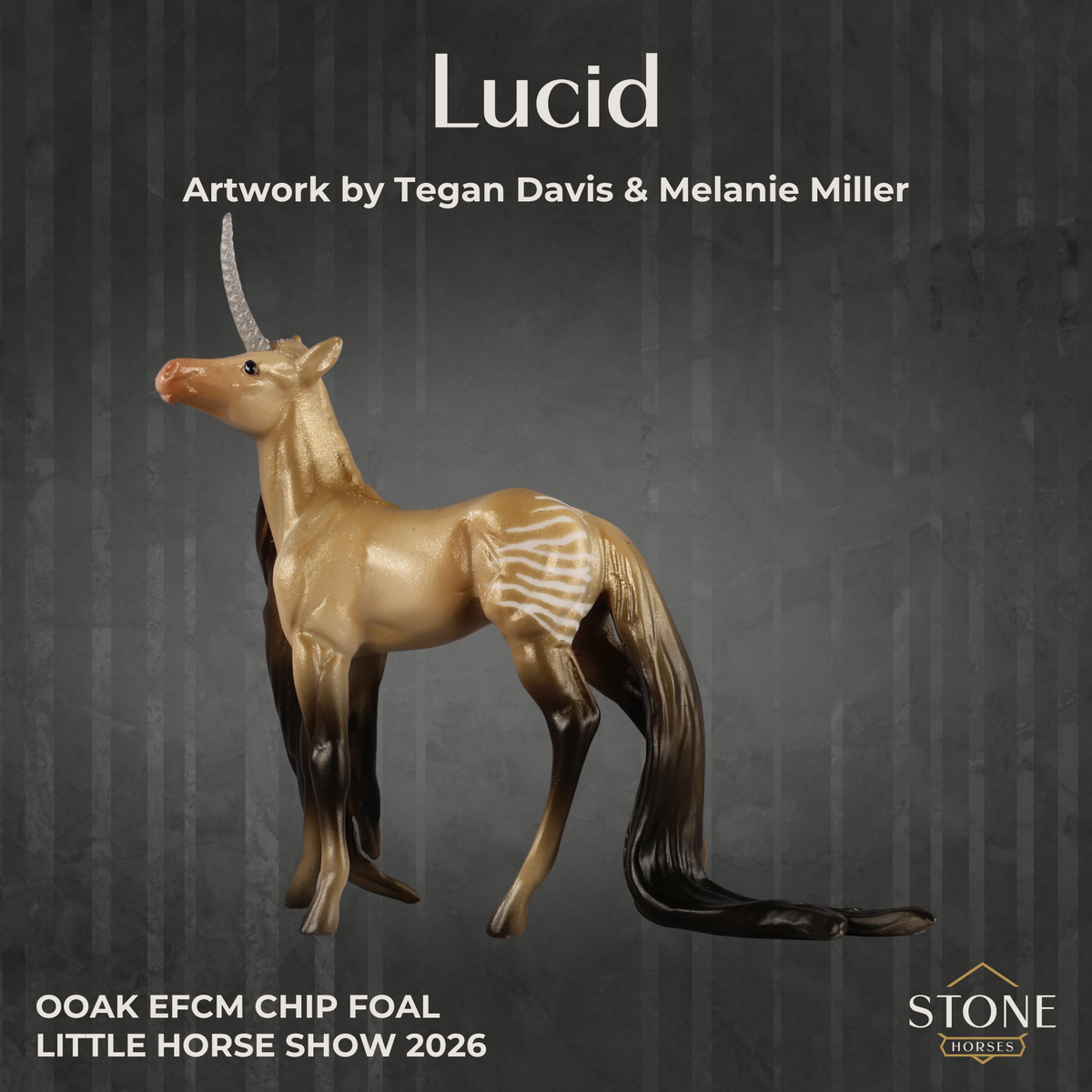 Lucid OOAK EFCM Chip Foal by Tegan Davis & Melanie Miller LHS26