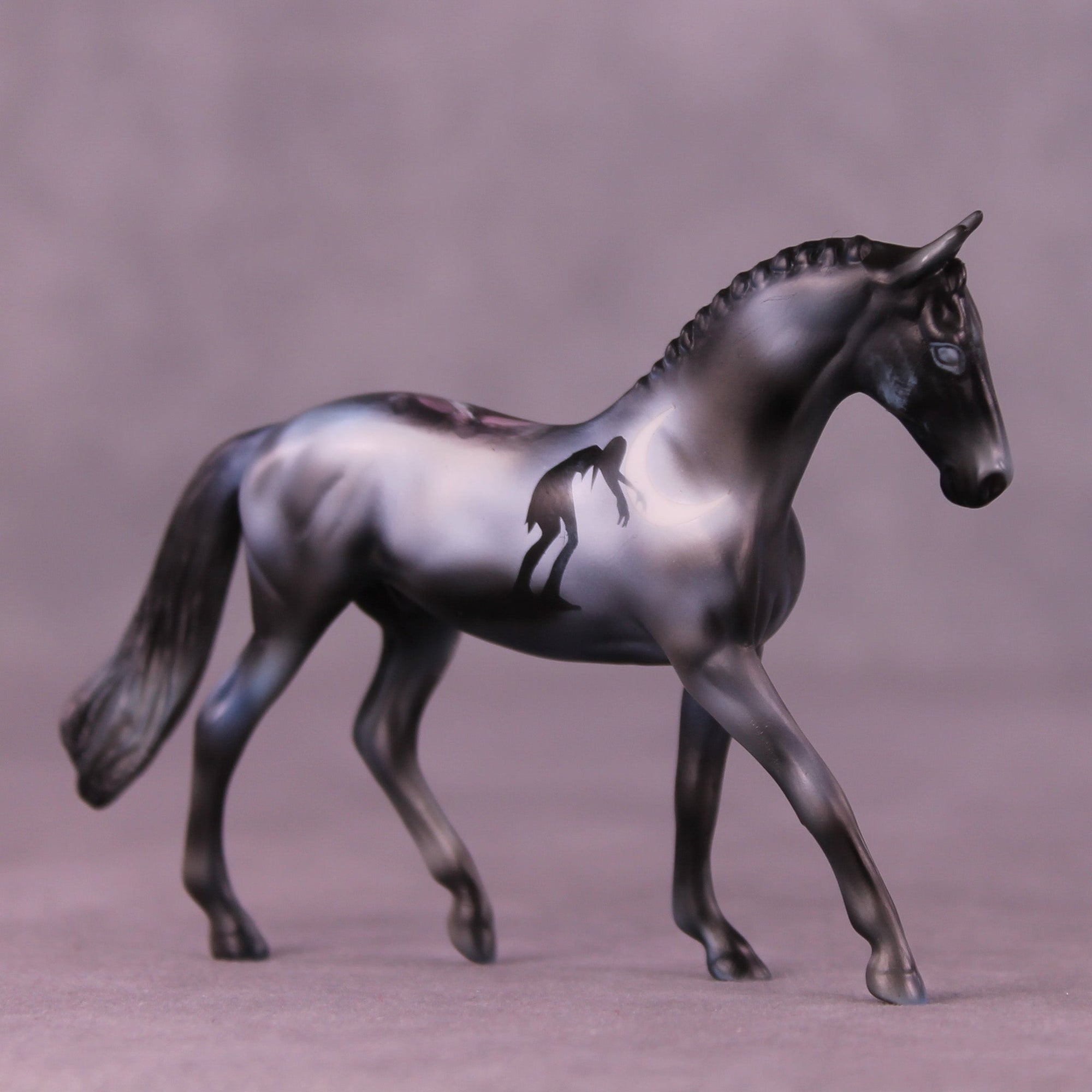 Macabre Laugh OOAK Chip Warmblood by Kike (Enrique) Duarte MM25 Group B