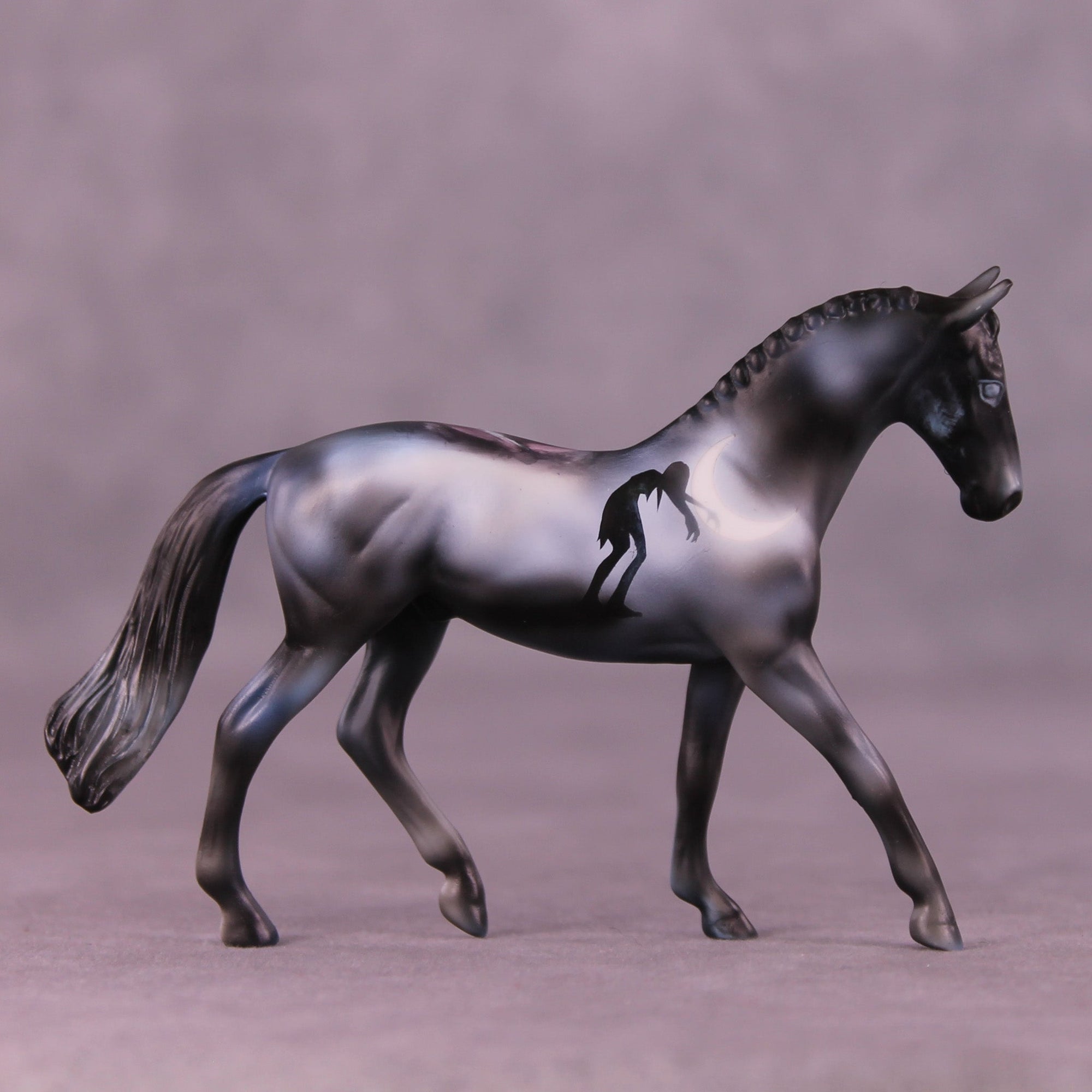 Macabre Laugh OOAK Chip Warmblood by Kike (Enrique) Duarte MM25 Group B