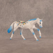 Mandala OOAK FCM Pebble Stock Horse by Dawn Quick EQ26