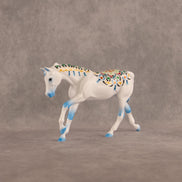Mandala OOAK FCM Pebble Stock Horse by Dawn Quick EQ26