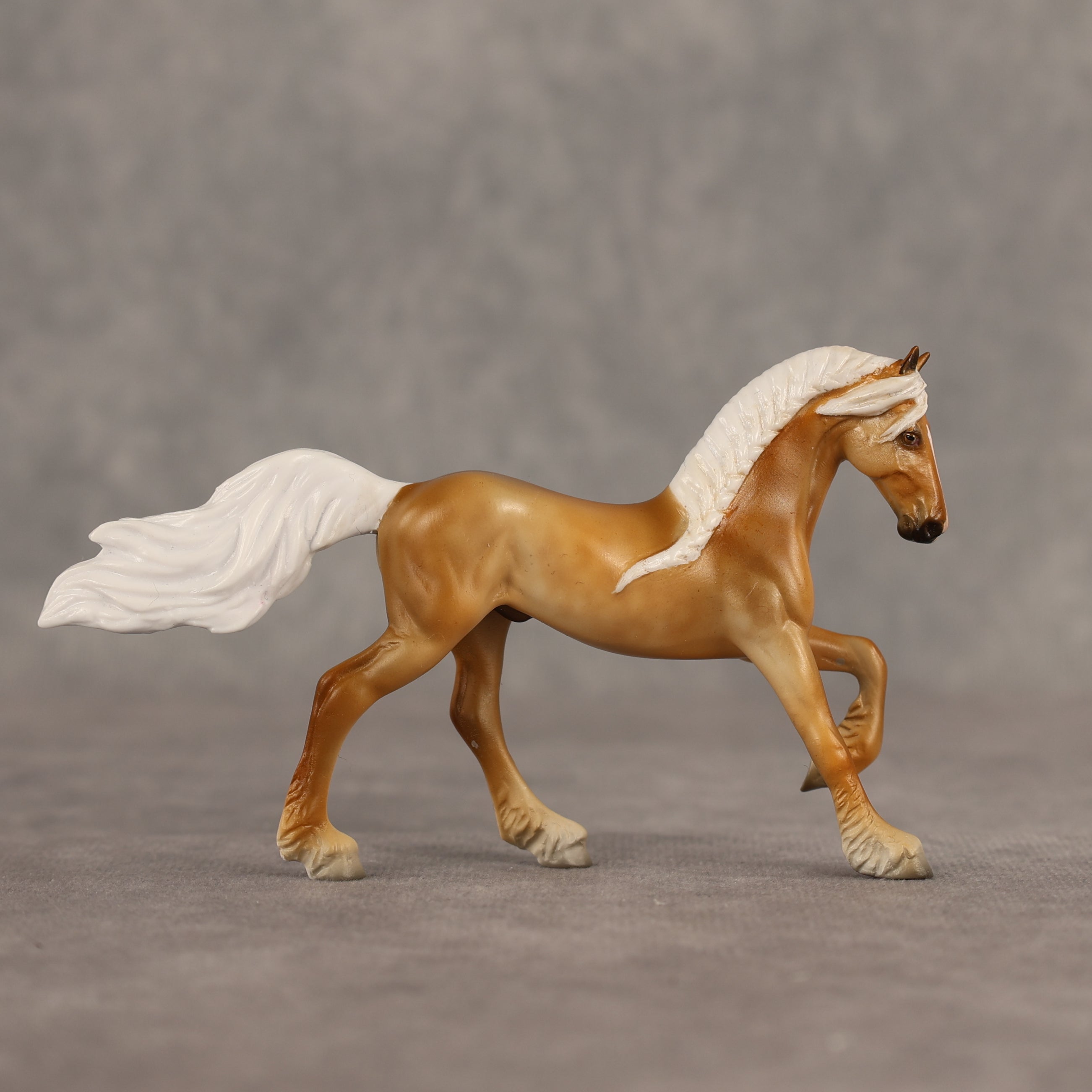 Mane Character Energy OOAK FCM Chip Friesian by Julie Keim