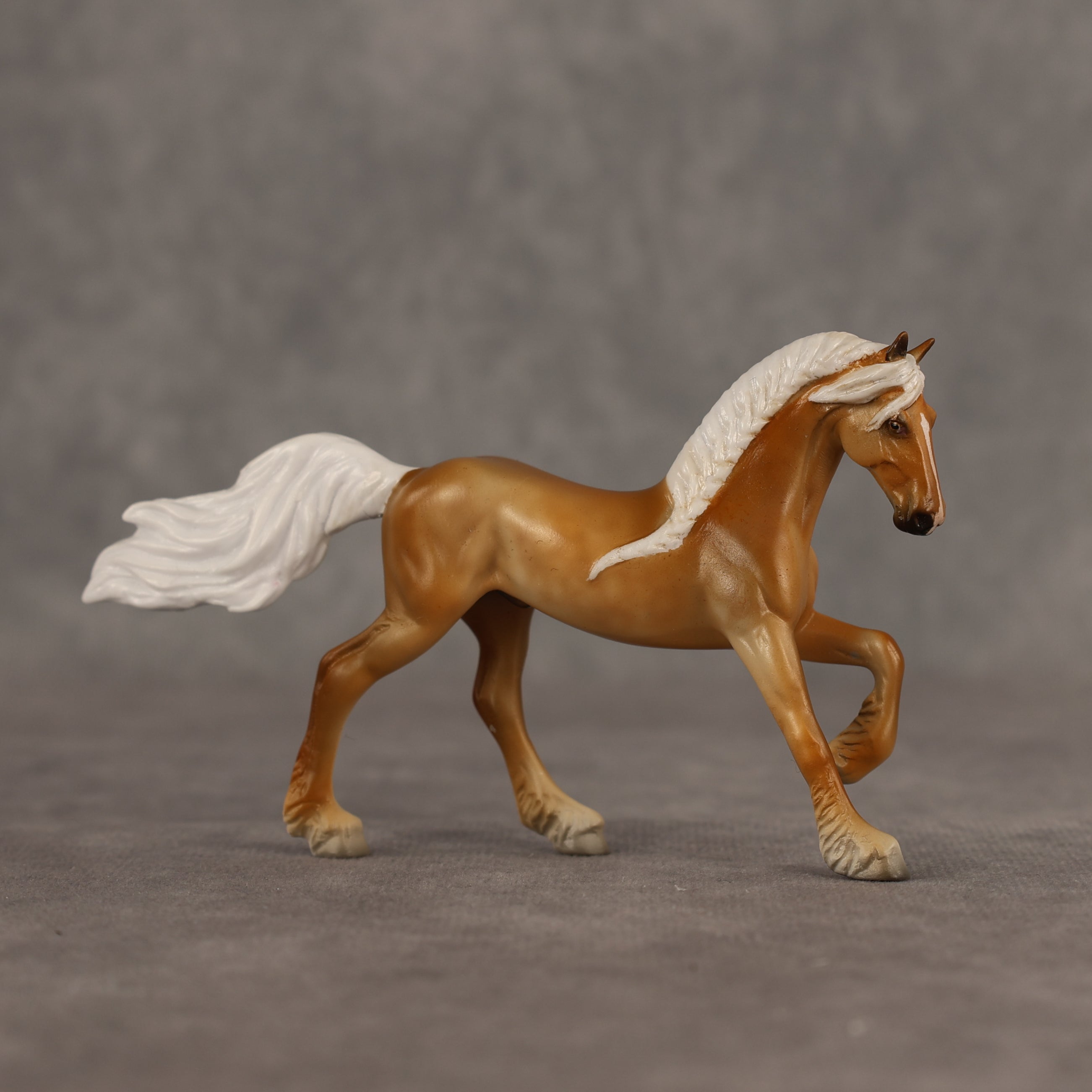 Mane Character Energy OOAK FCM Chip Friesian by Julie Keim