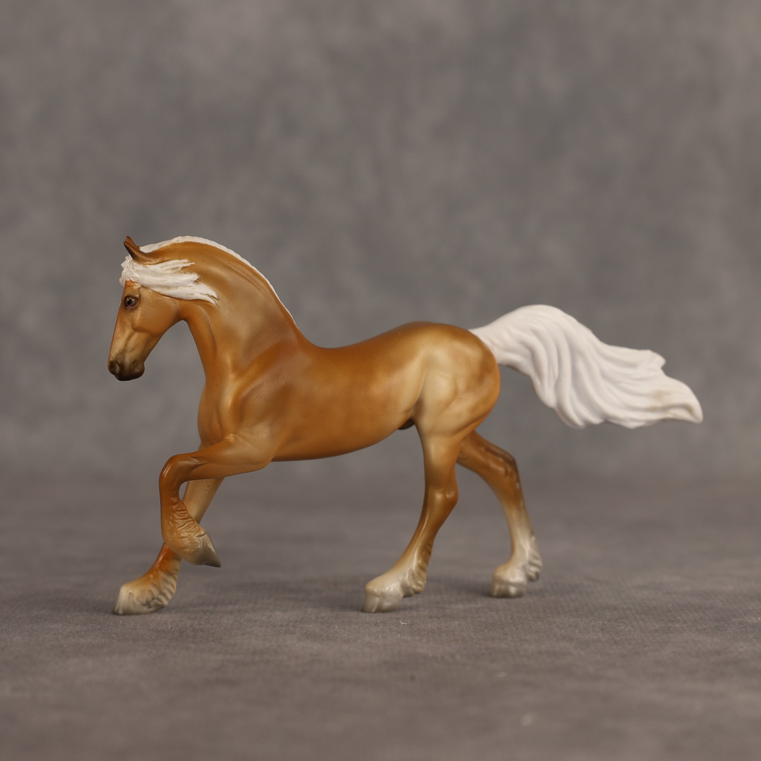 Mane Character Energy OOAK FCM Chip Friesian by Julie Keim
