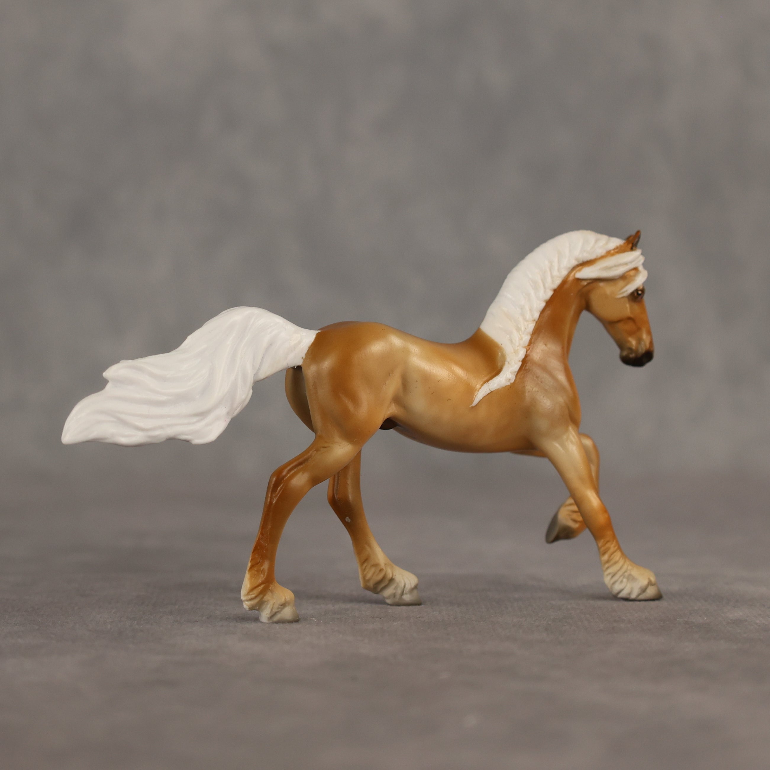 Mane Character Energy OOAK FCM Chip Friesian by Julie Keim