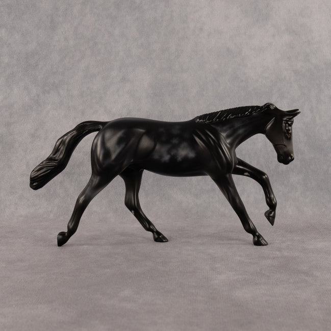 Mantis OOAK Pebble Stock Horse by Anna Rieck LHS26
