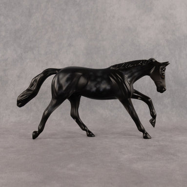 Mantis OOAK Pebble Stock Horse by Anna Rieck LHS26