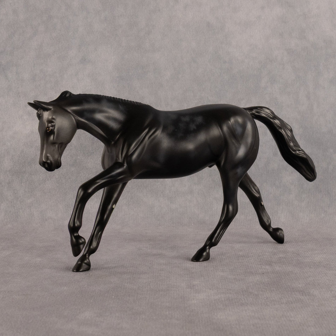 Mantis OOAK Pebble Stock Horse by Anna Rieck LHS26