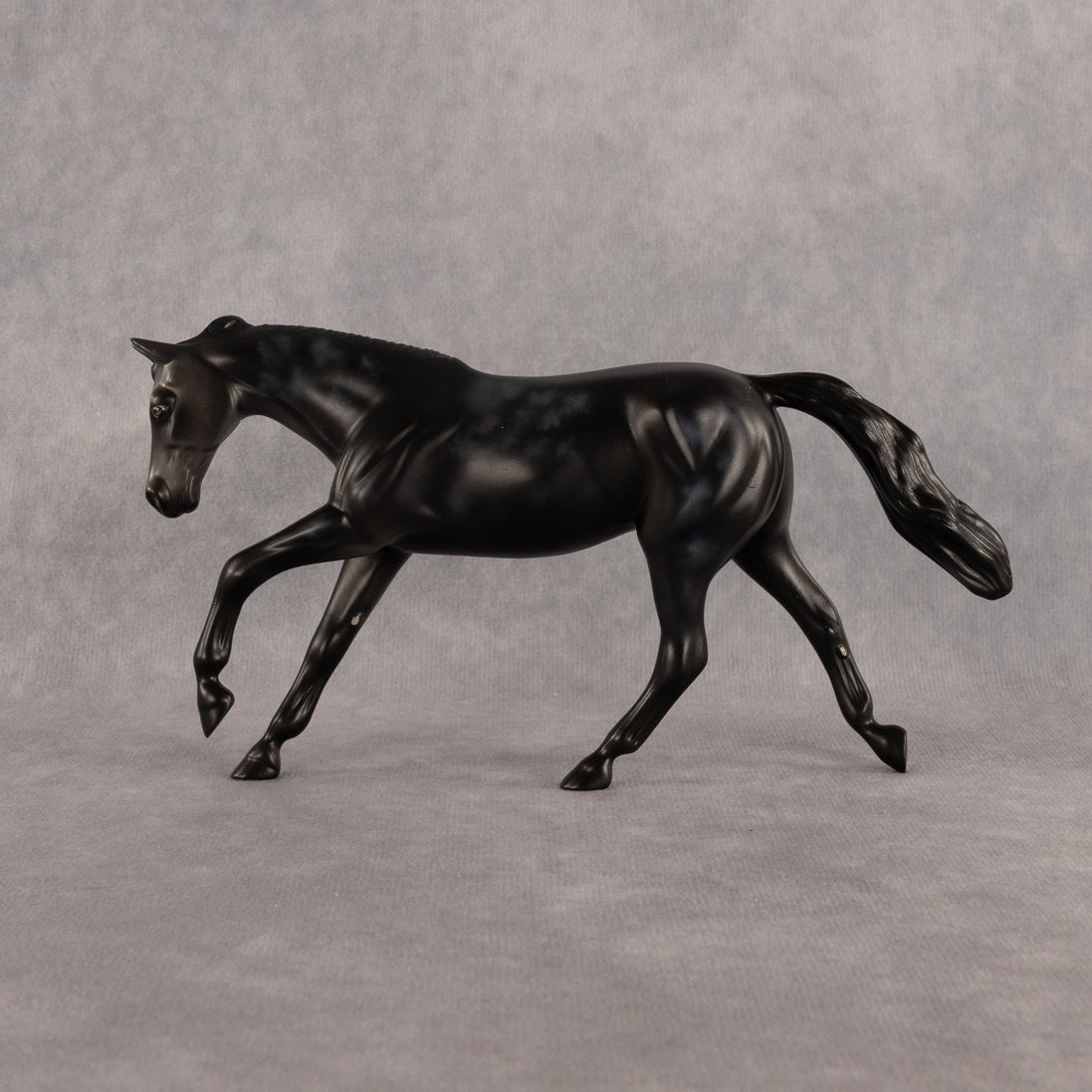 Mantis OOAK Pebble Stock Horse by Anna Rieck LHS26