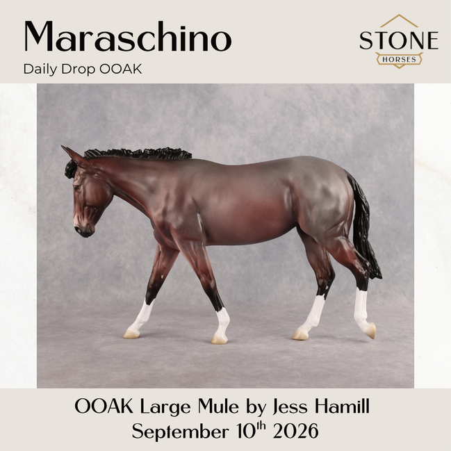 Maraschino OOAK Large Mule by Jess Hamill DDOOAKs26