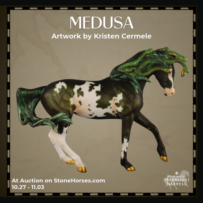Medusa OOAK EFCM Arabian Mare by Kristen Cermele MM26