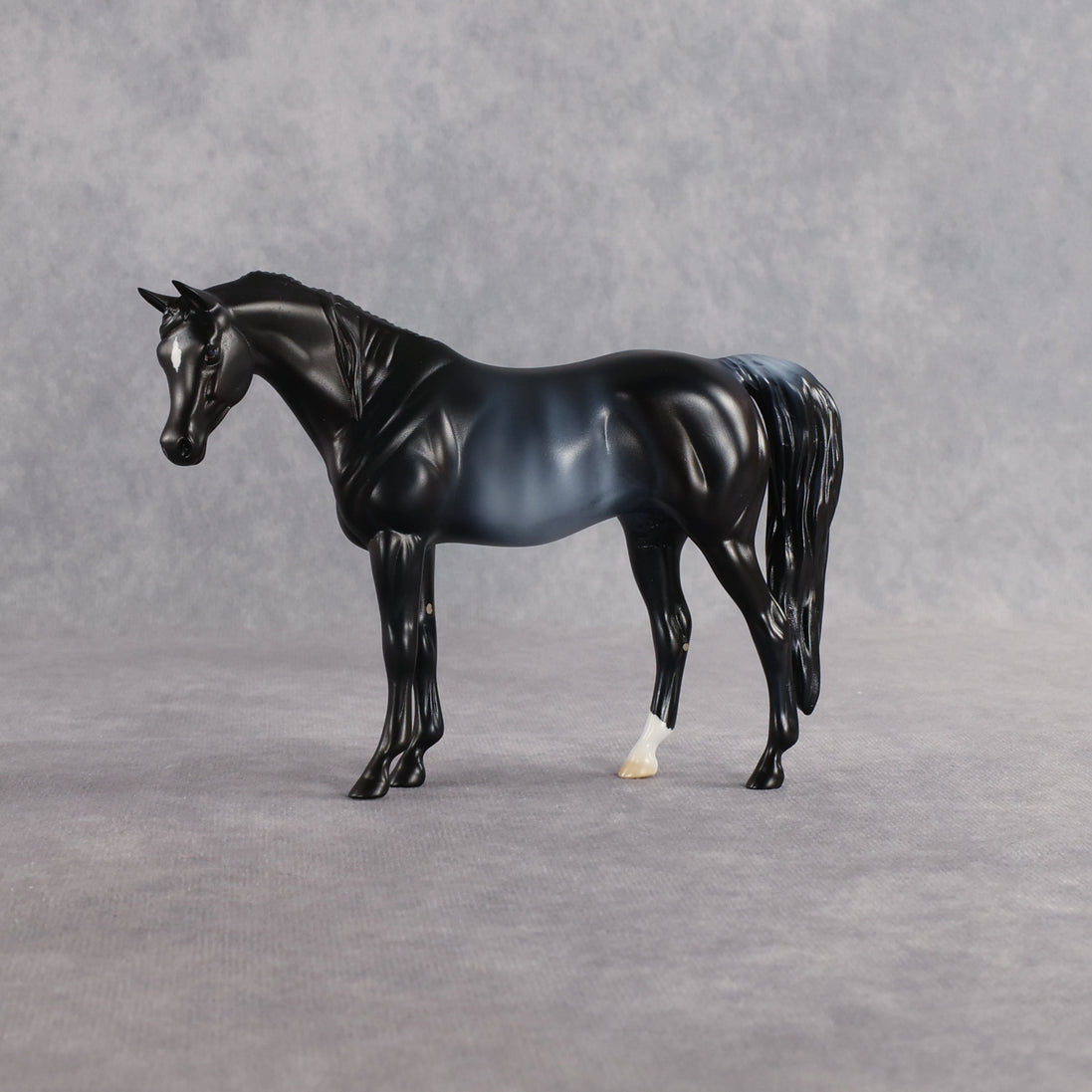 Midnight Blues OOAK Pebble Arabian Mare by Anna Rieck SHCF26