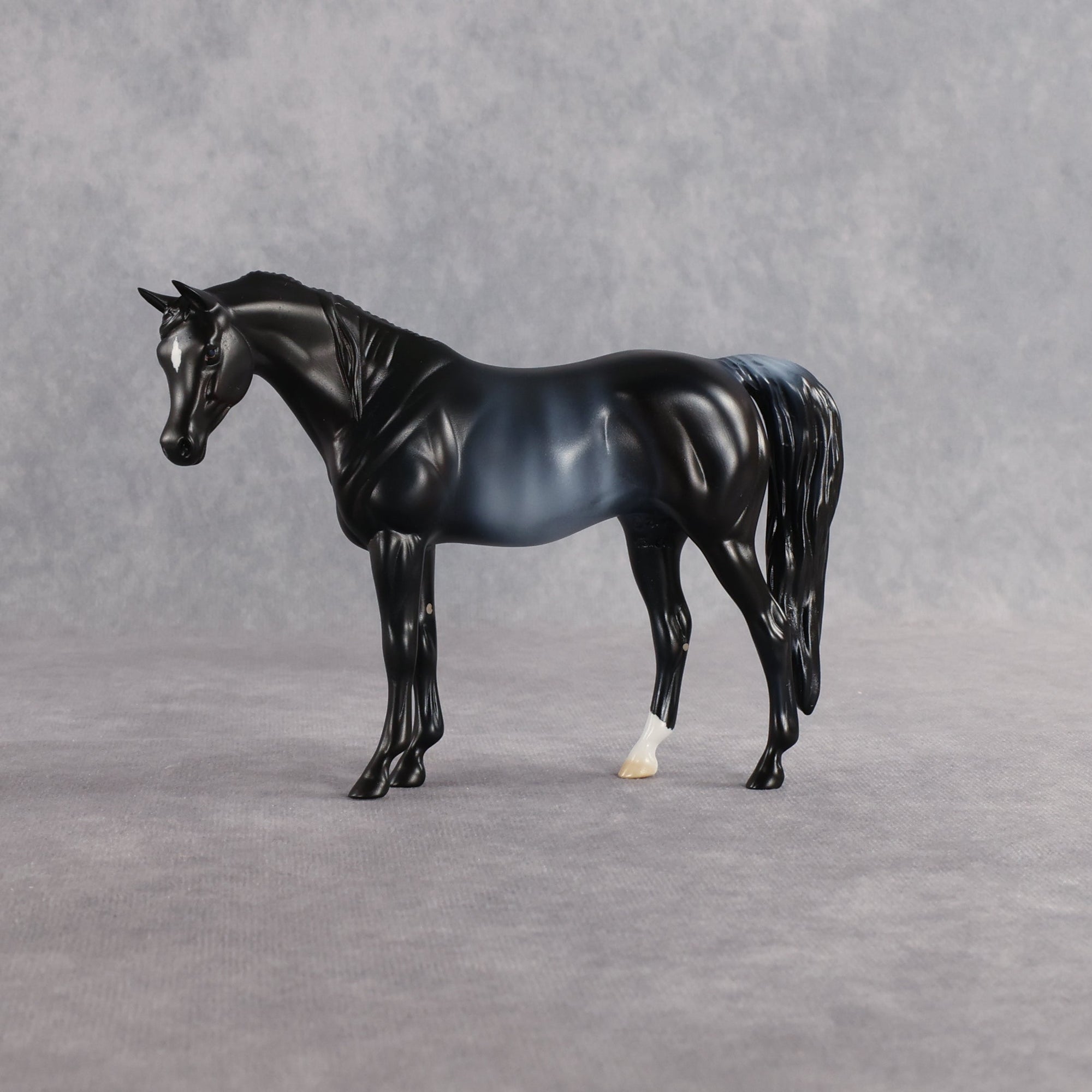 Midnight Blues OOAK Pebble Arabian Mare by Anna Rieck SHCF26