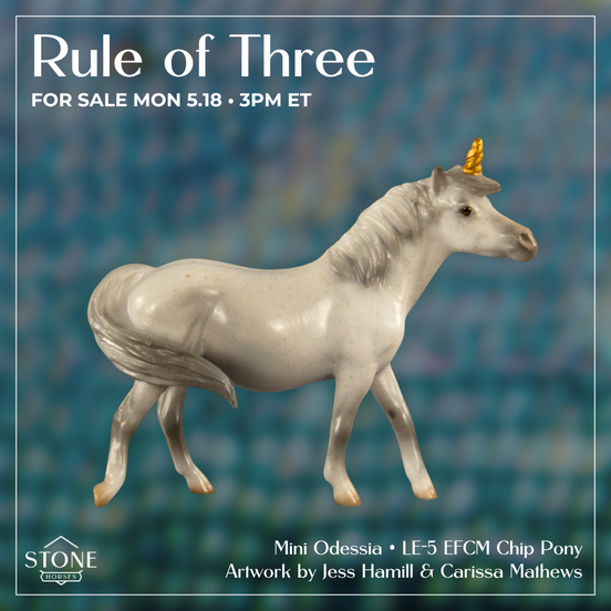 Mini Odessia OOAK EFCM Chip Pony by Jess Hamill & Carissa Mathews Ro326