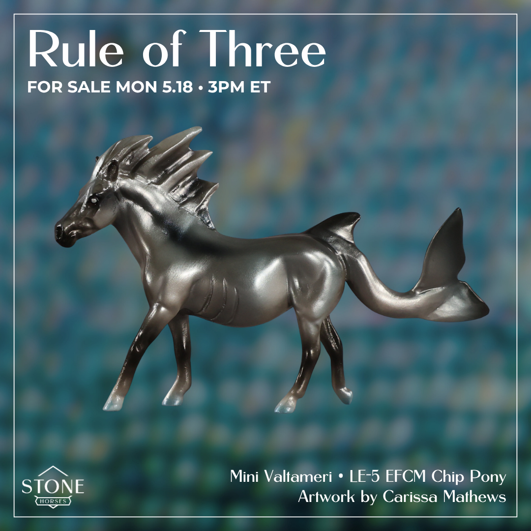 Mini Valtameri OOAK EFCM Chip Pony by Carissa Mathews Ro326