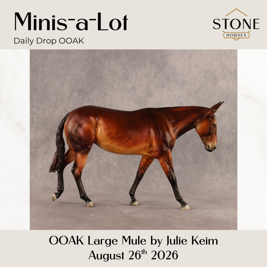 Minis-a-Lot OOAK Large Mule by Julie Keim DDOOAKs26