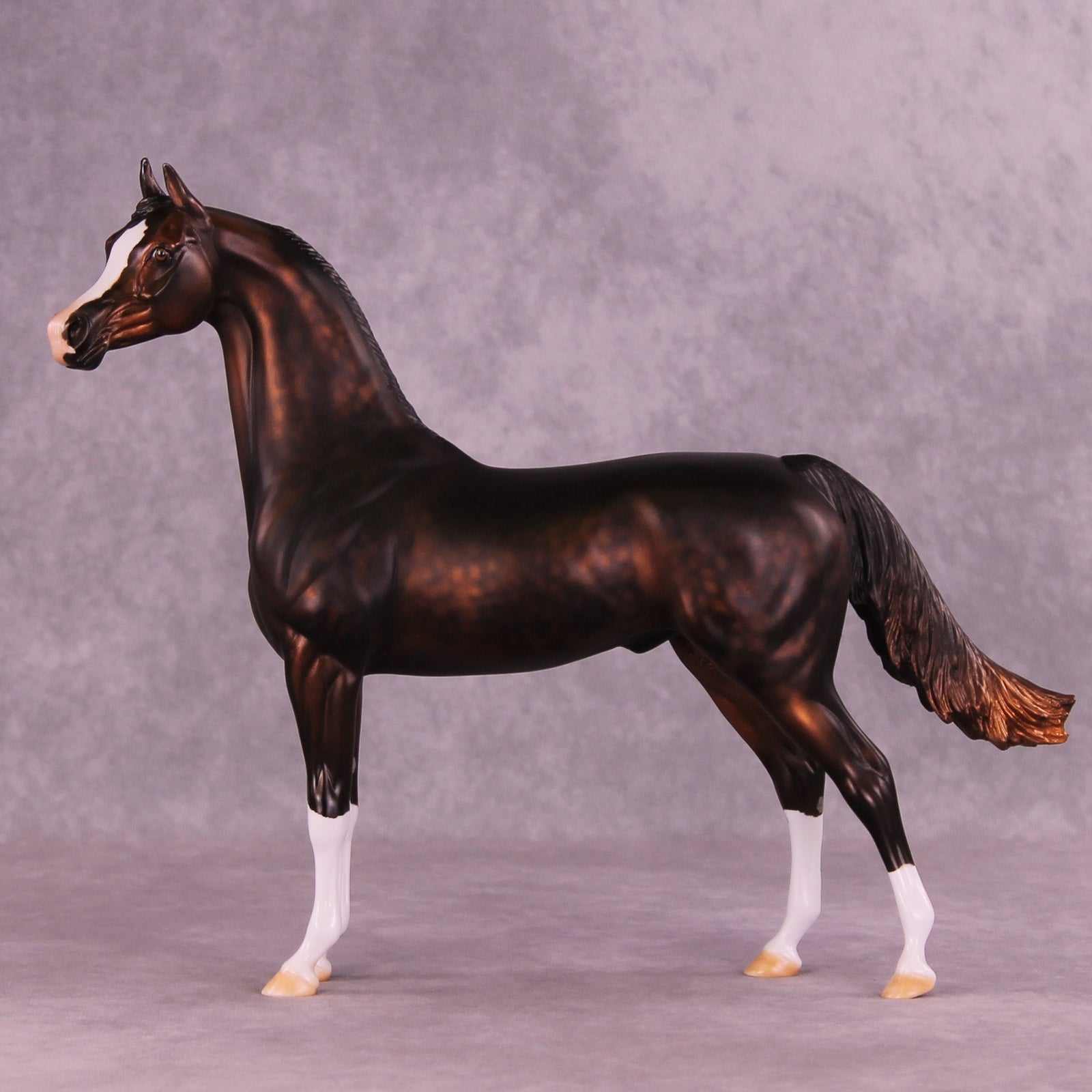 Mistletoe Adjacent OOAK Arabian Stallion by Julie Keim MM25 Group C