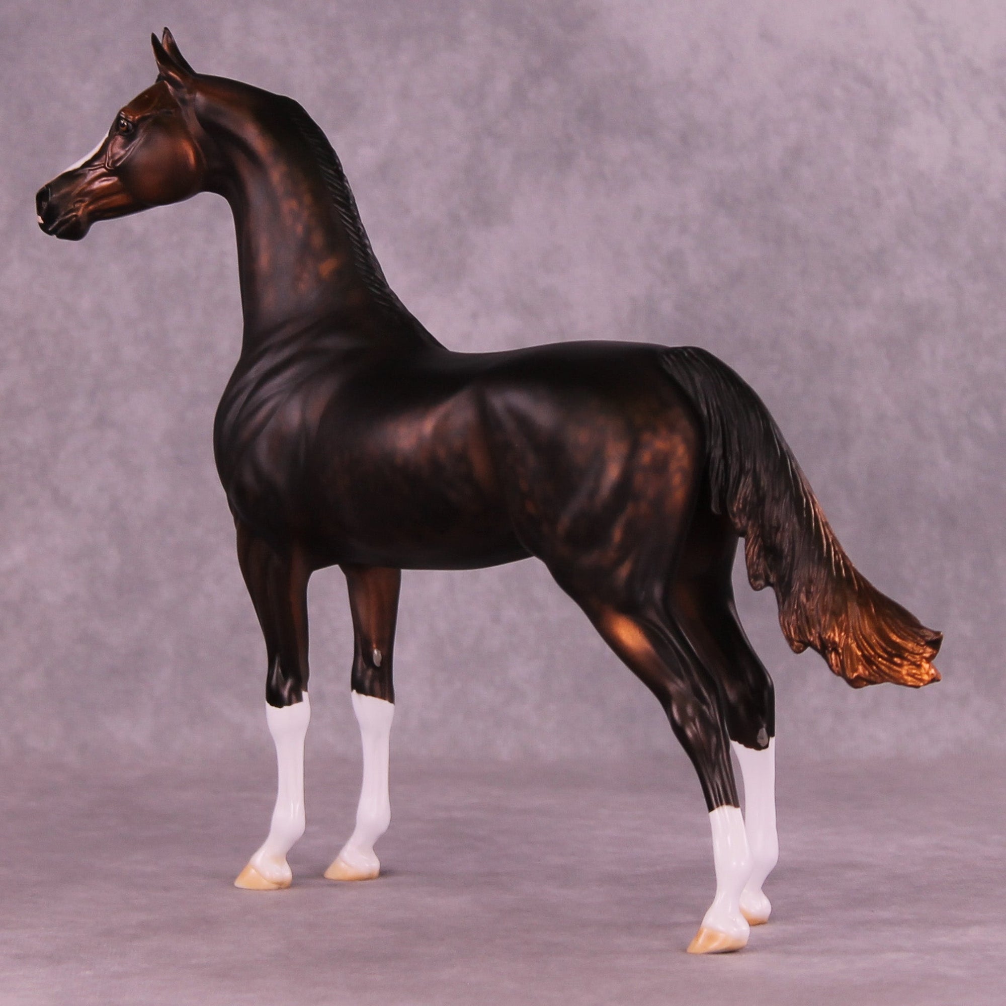 Mistletoe Adjacent OOAK Arabian Stallion by Julie Keim MM25 Group C