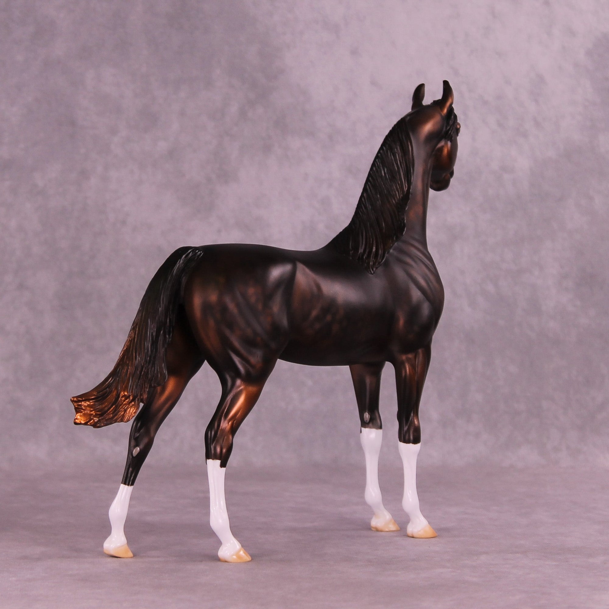 Mistletoe Adjacent OOAK Arabian Stallion by Julie Keim MM25 Group C