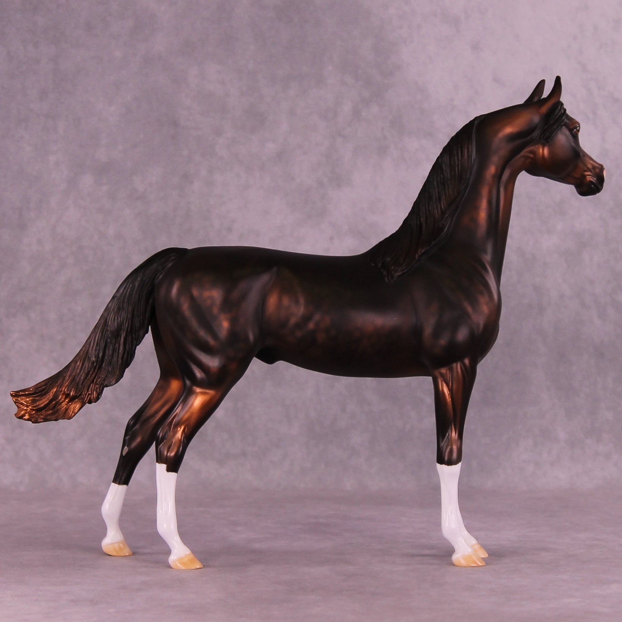Mistletoe Adjacent OOAK Arabian Stallion by Julie Keim MM25 Group C