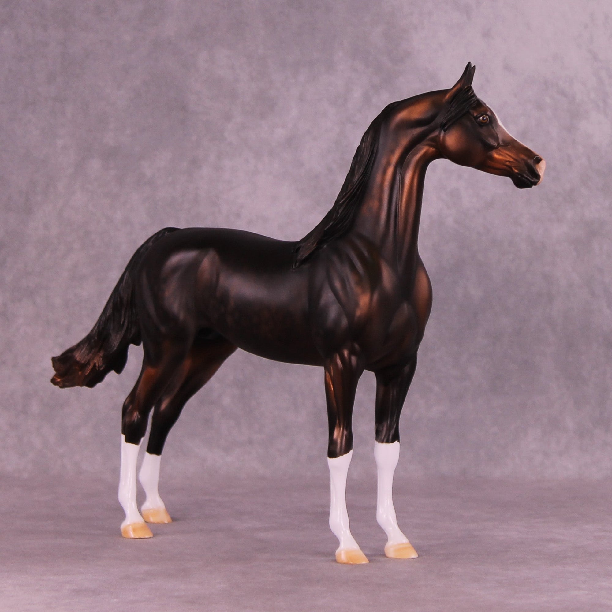 Mistletoe Adjacent OOAK Arabian Stallion by Julie Keim MM25 Group C