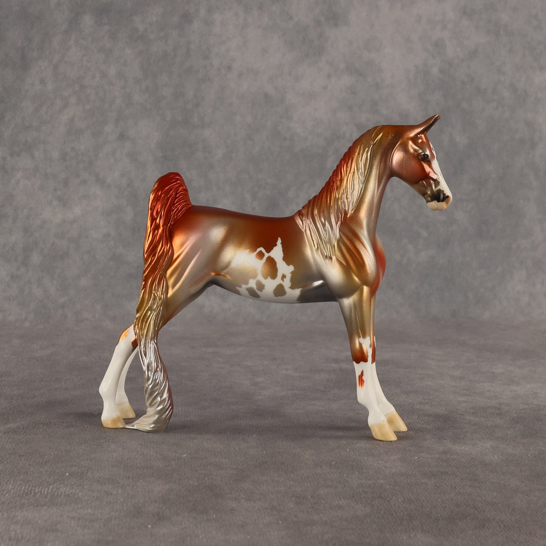 Mixed Metals OOAK Pebble Saddlebred by Dawn Quick SHCF26