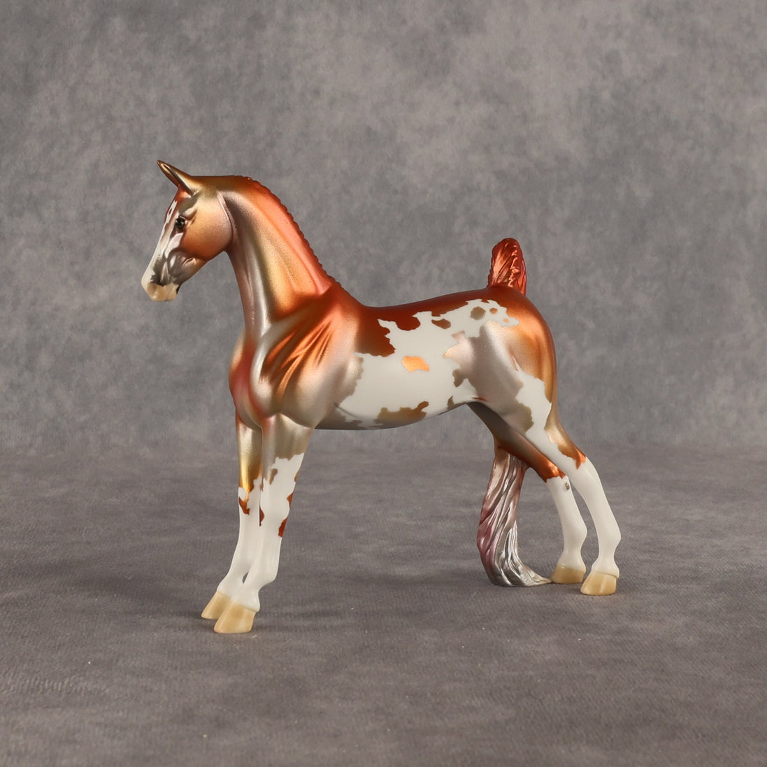 Mixed Metals OOAK Pebble Saddlebred by Dawn Quick SHCF26