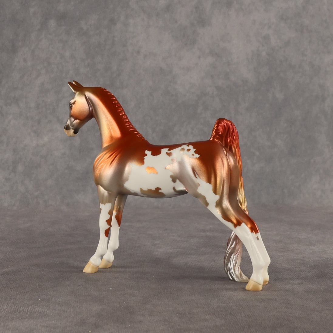 Mixed Metals OOAK Pebble Saddlebred by Dawn Quick SHCF26