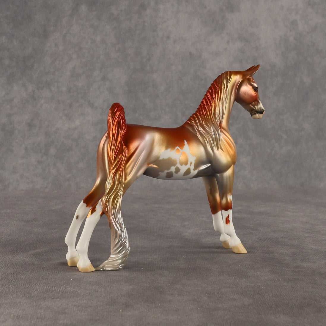 Mixed Metals OOAK Pebble Saddlebred by Dawn Quick SHCF26