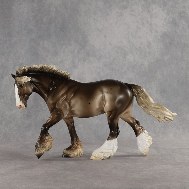 Mocha Chip OOAK FCM Irish Cob by Ashley Palmer SHCF26