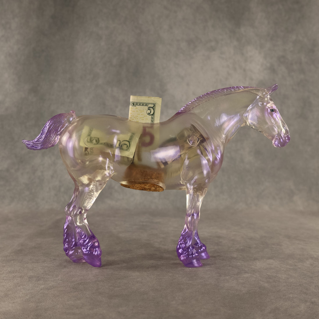 Money, Bunny! LE-10 EFCM Clear Bunny by Erin Corbett & Matt Samuels SHCF26