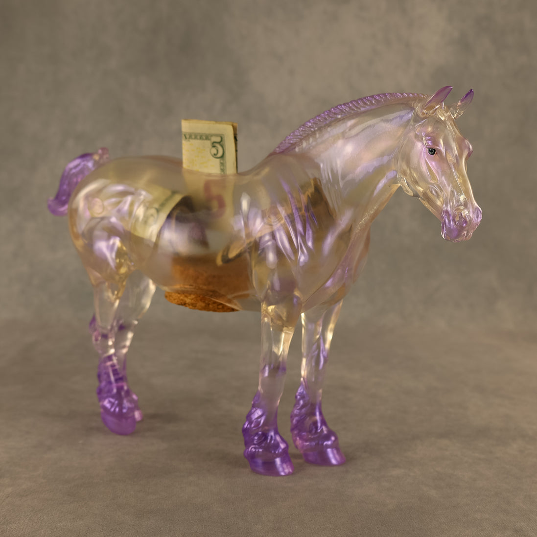 Money, Bunny! LE-10 EFCM Clear Bunny by Erin Corbett & Matt Samuels SHCF26