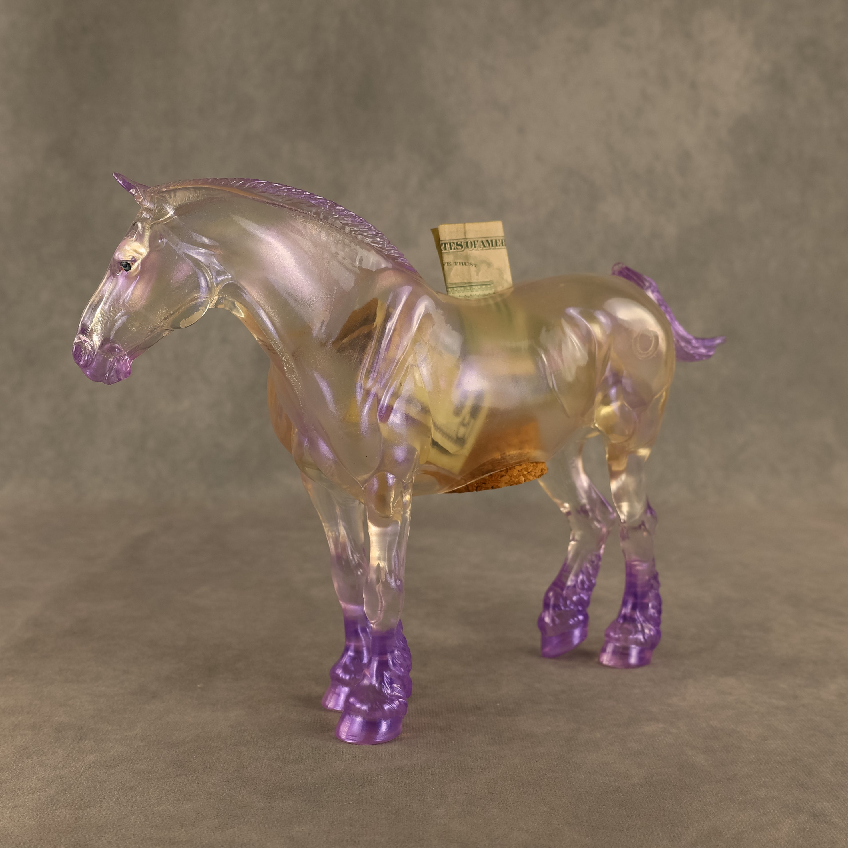 Money, Bunny! LE-10 EFCM Clear Bunny by Erin Corbett & Matt Samuels SHCF26