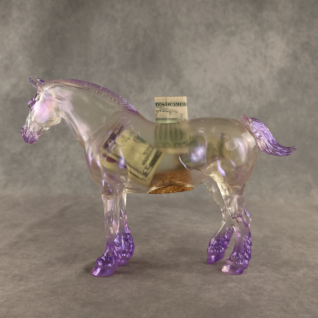 Money, Bunny! LE-10 EFCM Clear Bunny by Erin Corbett & Matt Samuels SHCF26