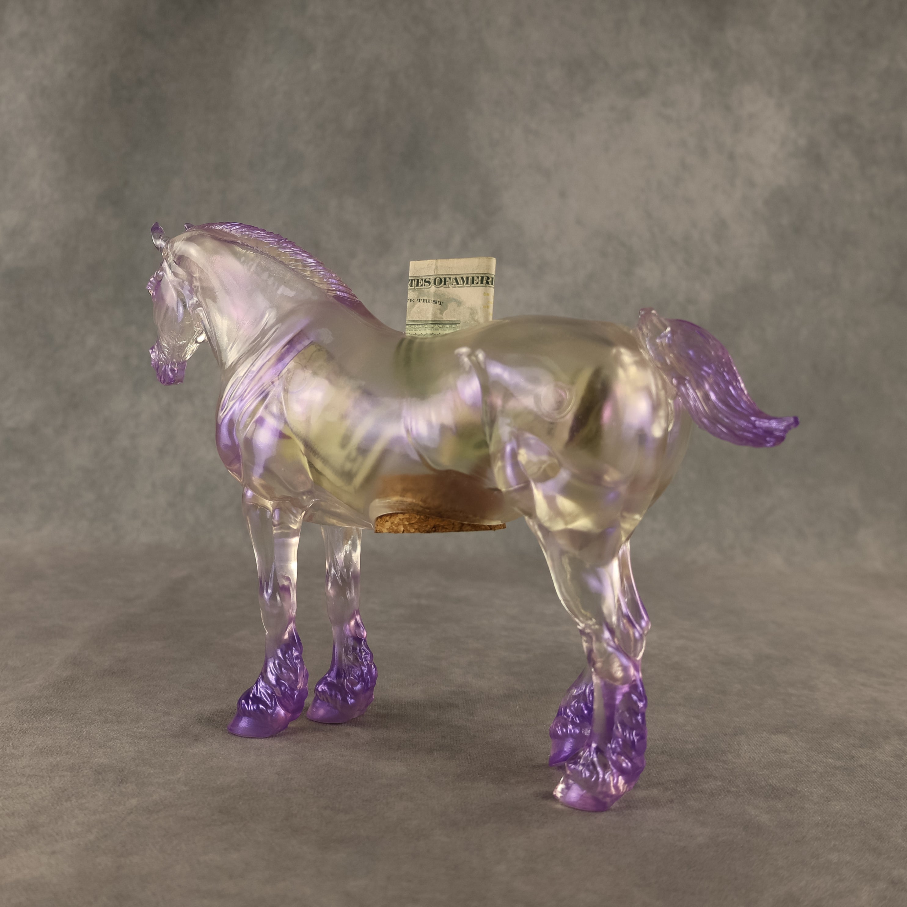Money, Bunny! LE-10 EFCM Clear Bunny by Erin Corbett & Matt Samuels SHCF26