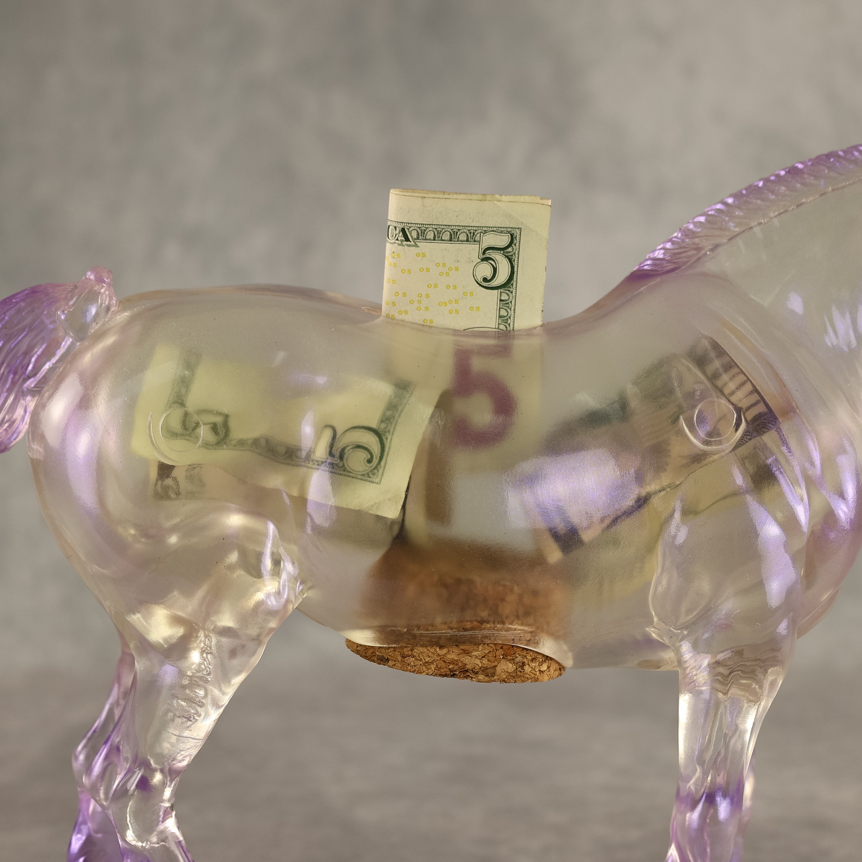 Money, Bunny! LE-10 EFCM Clear Bunny by Erin Corbett & Matt Samuels SHCF26