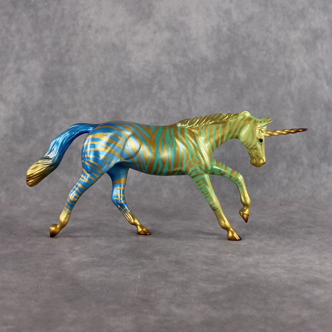 Money Tree OOAK FCM Pebble Stock Horse by Madi Wiseman LHS26