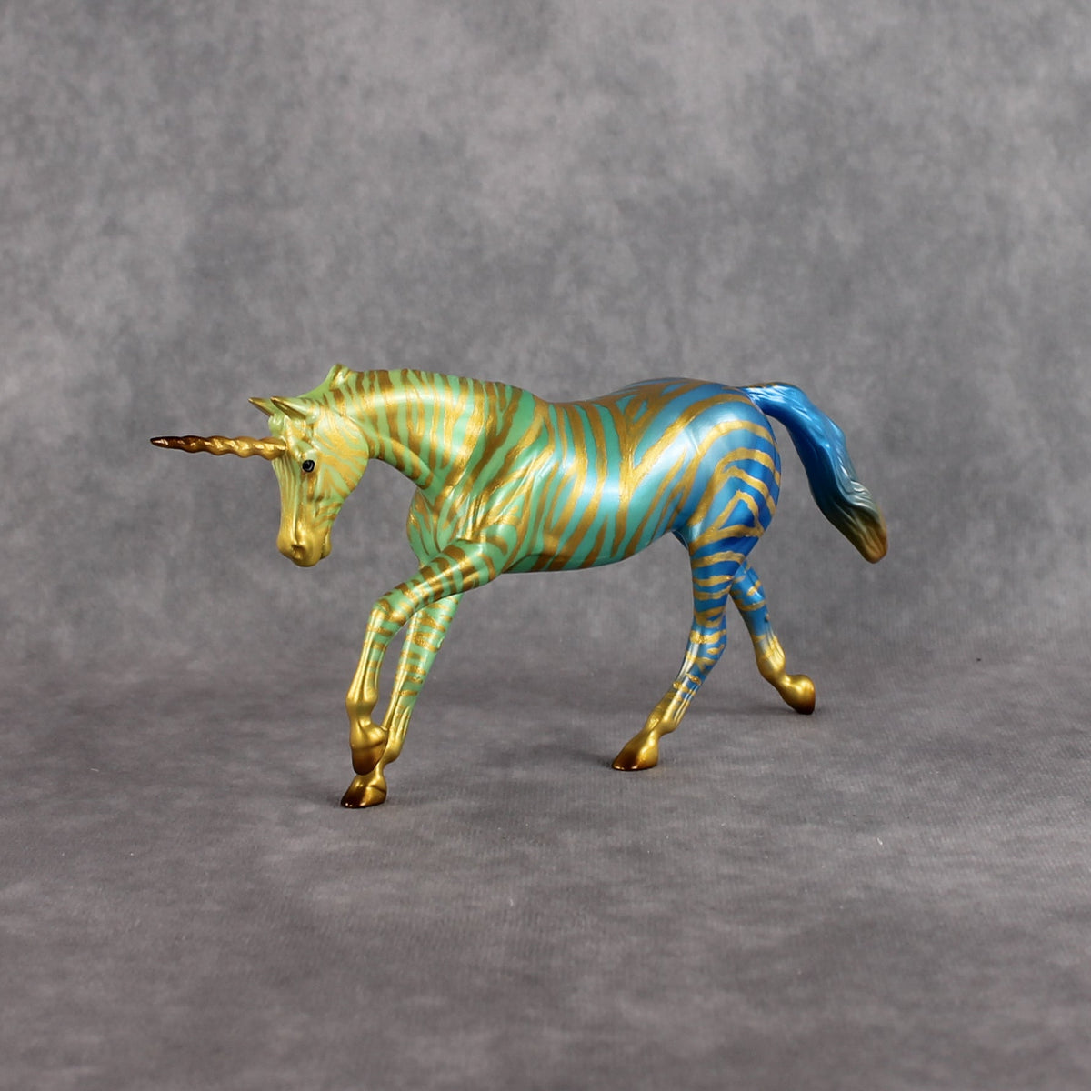 Money Tree OOAK FCM Pebble Stock Horse by Madi Wiseman LHS26