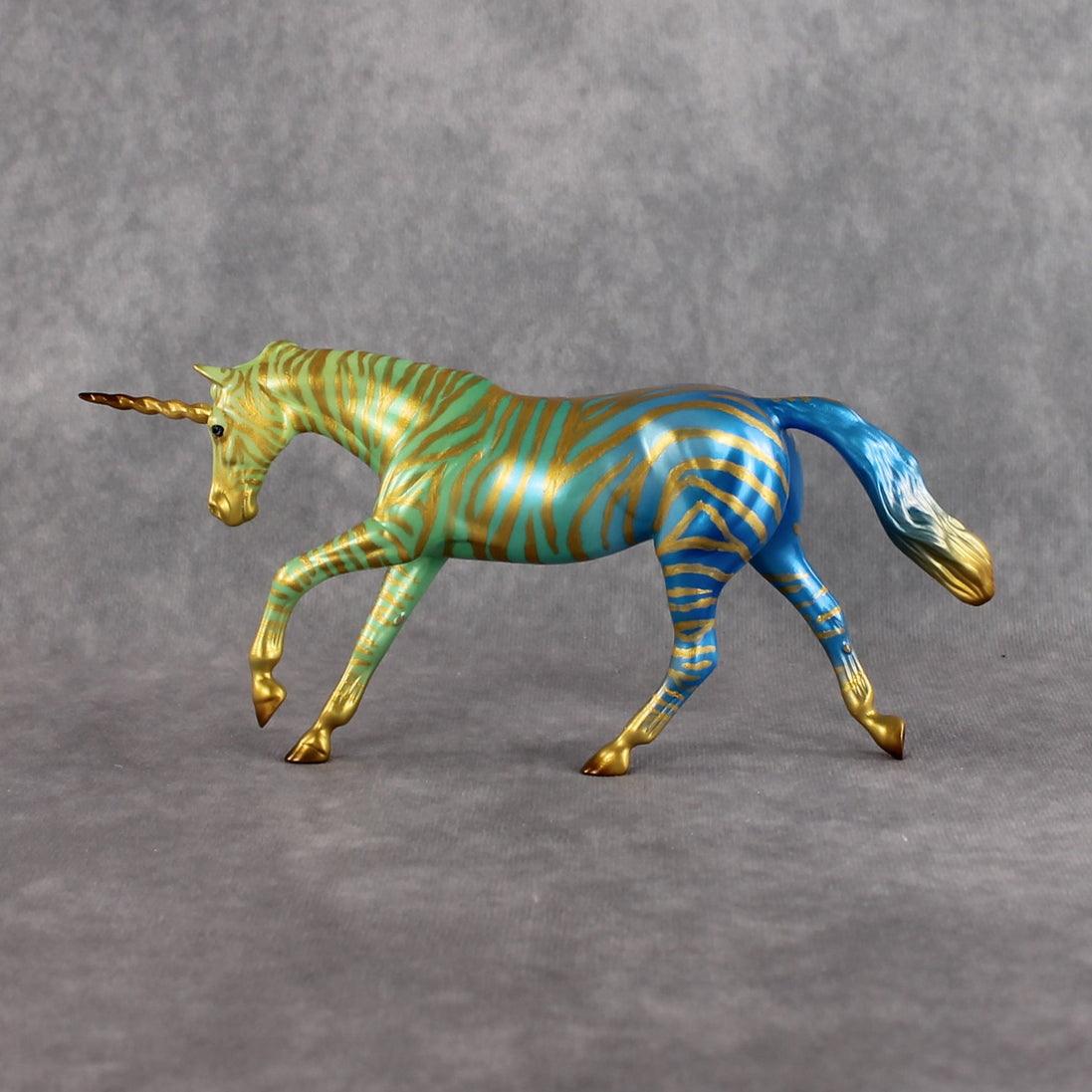 Money Tree OOAK FCM Pebble Stock Horse by Madi Wiseman LHS26