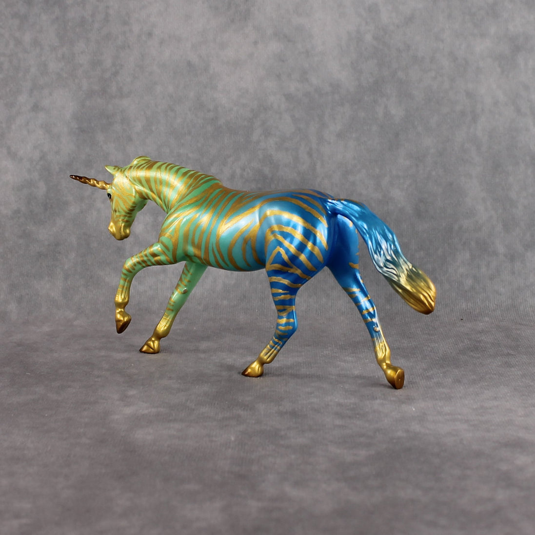 Money Tree OOAK FCM Pebble Stock Horse by Madi Wiseman LHS26