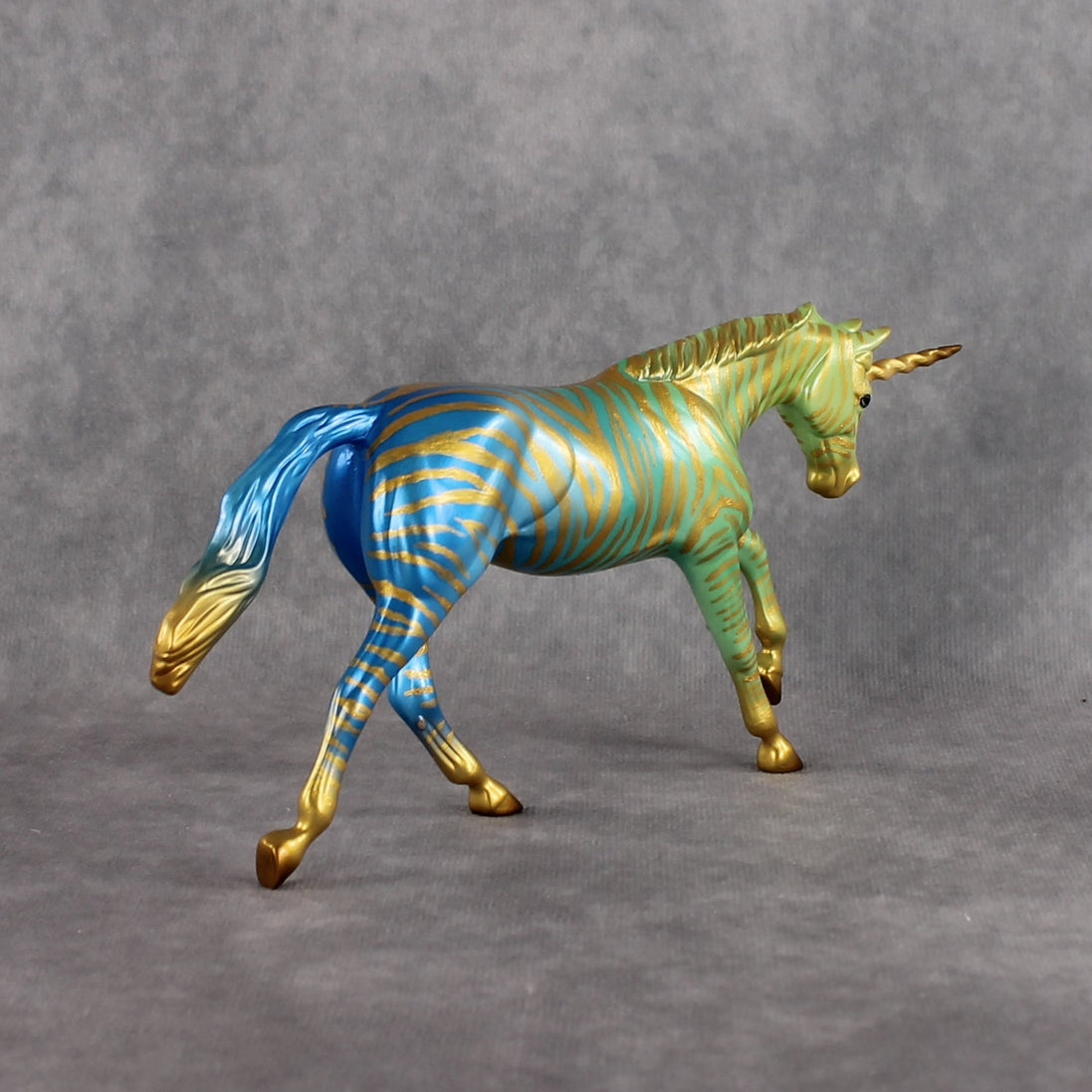 Money Tree OOAK FCM Pebble Stock Horse by Madi Wiseman LHS26