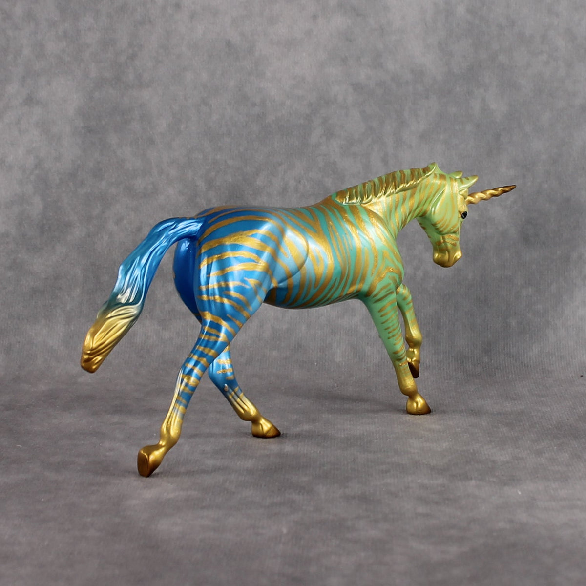 Money Tree OOAK FCM Pebble Stock Horse by Madi Wiseman LHS26