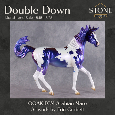Double Down OOAK FCM Arabian Mare by Erin Corbett SS0826