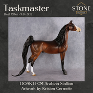 Taskmaster OOAK EFCM Arabian Stallion by Kristen Cermele Best Offer 9.8.2026