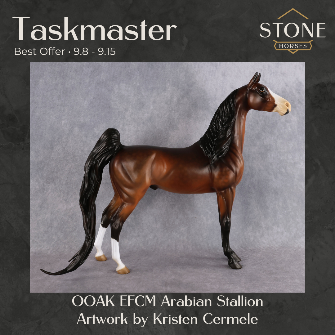 Taskmaster OOAK EFCM Arabian Stallion by Kristen Cermele Best Offer 9.8.2026