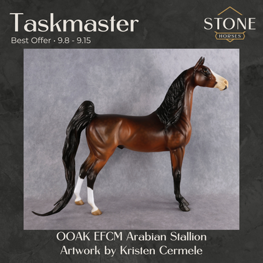 Taskmaster OOAK EFCM Arabian Stallion by Kristen Cermele Best Offer 9.8.2026