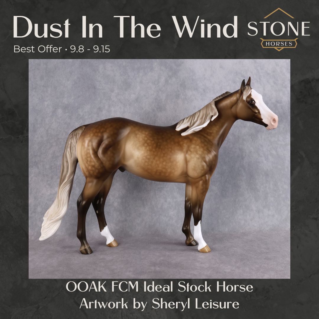 Dust In The Wind OOAK FCM Ideal Stock Horse by Sheryl Leisure Best Offer 9.8.2026