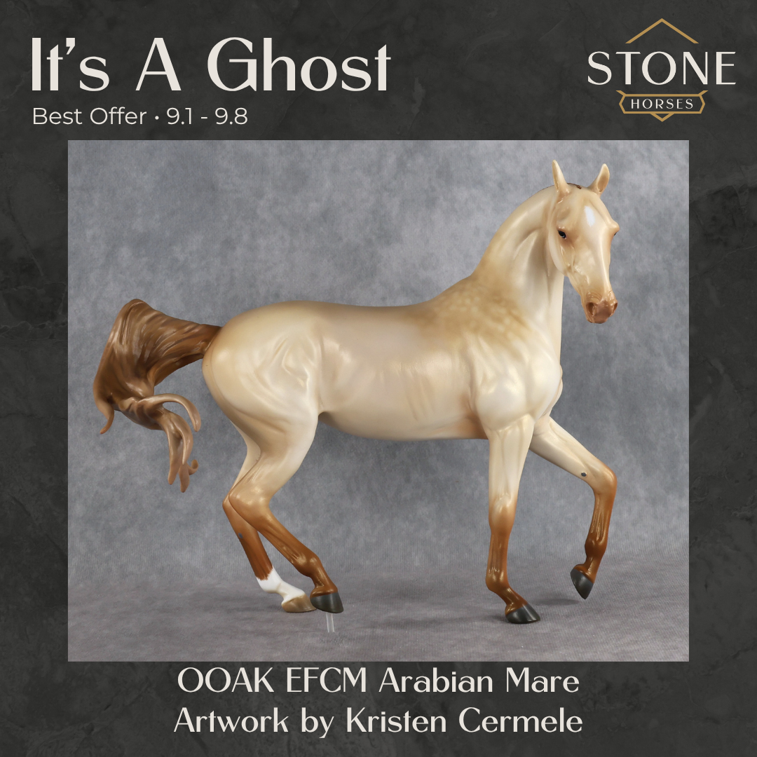 It's A Ghost OOAK EFCM Arabian Mare by Kristen Cermele Best Offer 9.1.2026